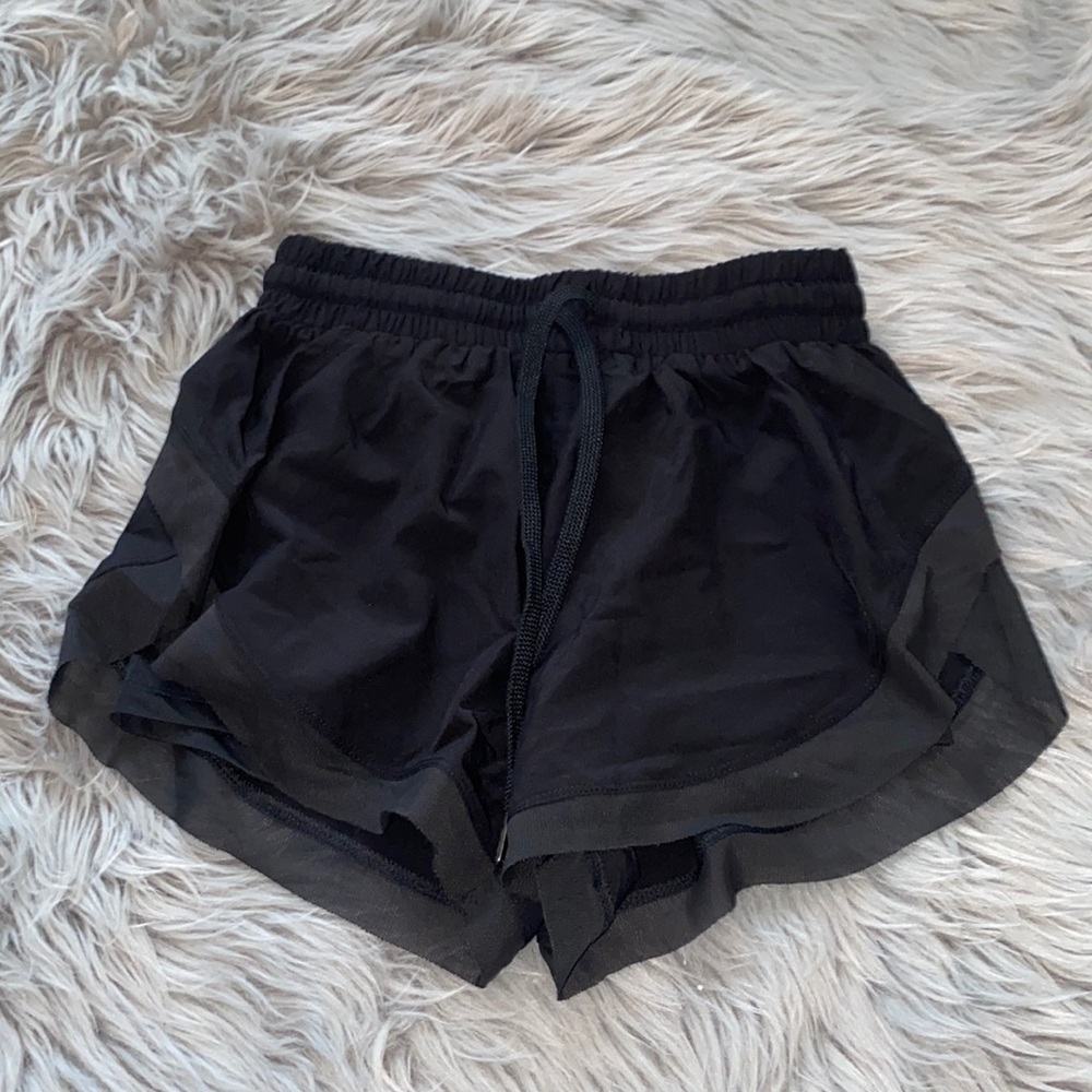 Black athletic shorts